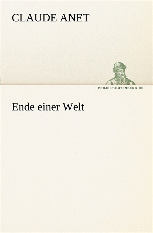 Ende einer Welt (Paperback)