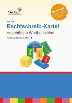 Rechtschreib-Kartei: Angehangte Wortbausteine, m. CD-ROM (Paperback)