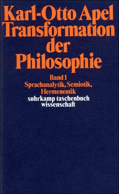 Transformation der Philosophie. Bd.1 (Paperback)