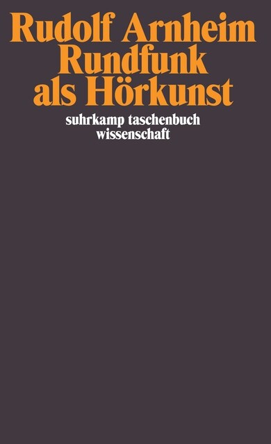 Rundfunk als Horkunst (Paperback)