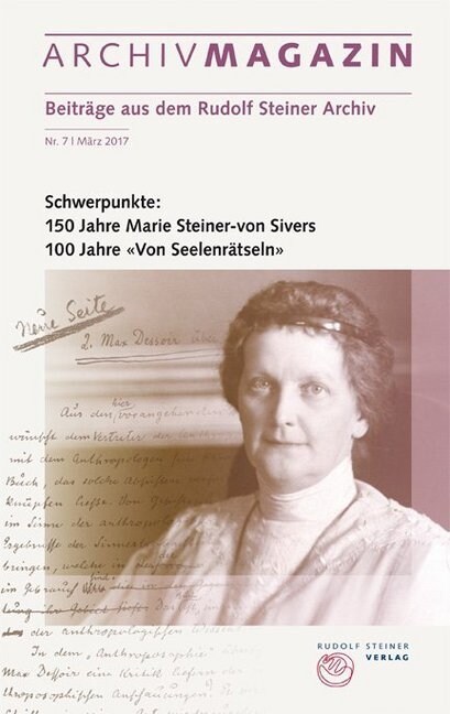 ARCHIVMAGAZIN. Beitrage aus dem Rudolf Steiner Archiv. Nr.7 (Paperback)