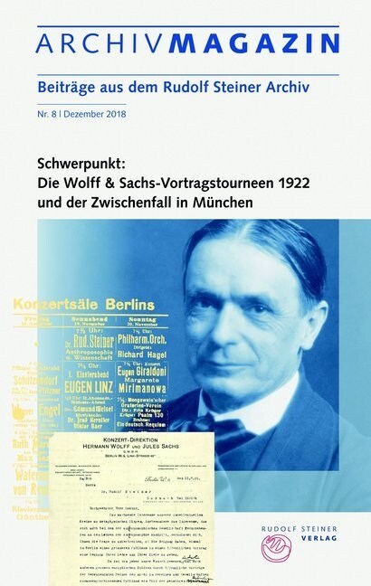 ARCHIVMAGAZIN. Beitrage aus dem Rudolf Steiner Archiv. Nr.8 (Paperback)