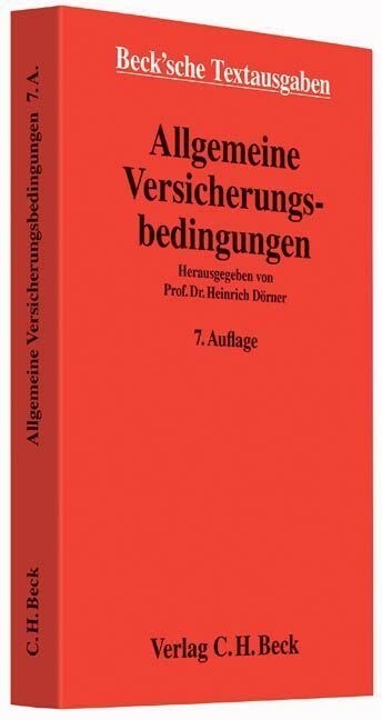 Allgemeine Versicherungsbedingungen (Paperback)