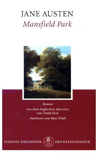 Mansfield Park, deutsche Ausgabe (Hardcover)