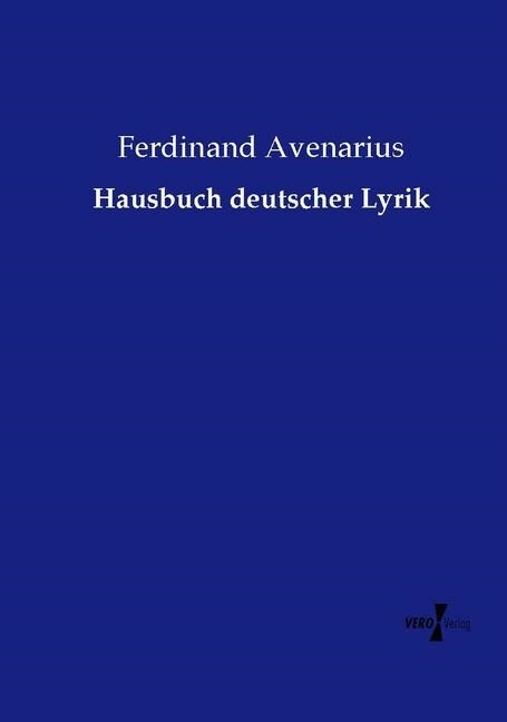 Hausbuch deutscher Lyrik (Paperback)