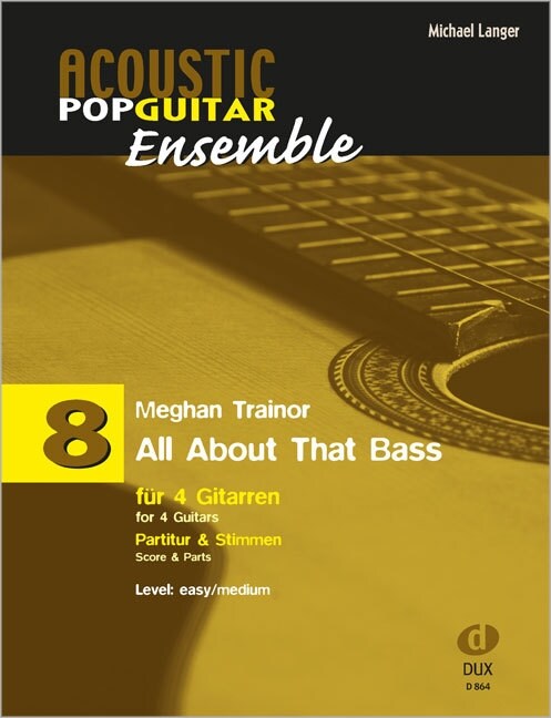 All About That Bass, fur 4 Gitarren (Sheet Music)