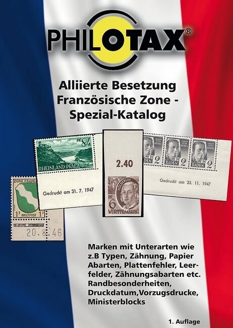 Alliierte Besetzung Franzosische Zone Spezial-Katalog (Hardcover)