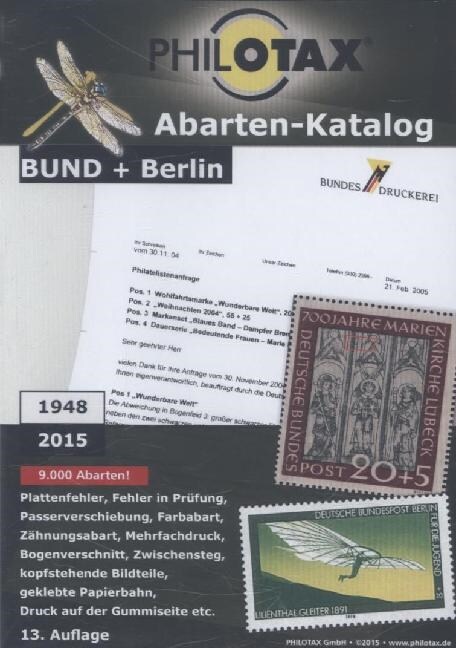 Abarten-Katalog Bund+Berlin, DVD-ROM (DVD-ROM)