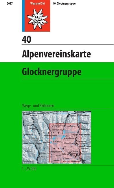 Alpenvereinskarte Glocknergruppe (Sheet Map)