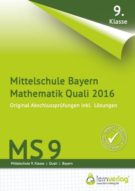 Abschlussprufung Mathematik Quali Mittelschule Bayern 2016 (Paperback)