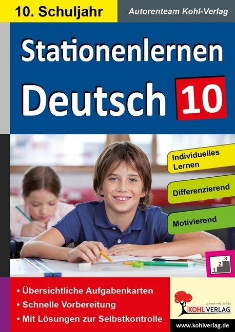 Stationenlernen Deutsch, 10. Schuljahr (Paperback)