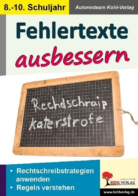 Fehlertexte ausbessern (Paperback)