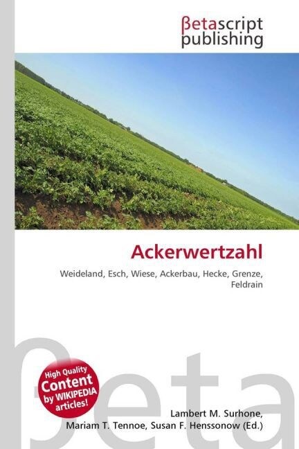 Ackerwertzahl (Paperback)