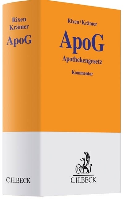 ApoG, Apothekengesetz, Kommentar (Hardcover)