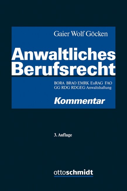 Anwaltliches Berufsrecht (Hardcover)