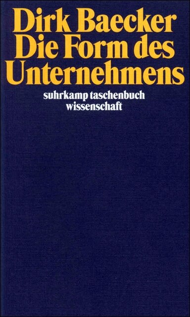 Die Form des Unternehmens (Paperback)