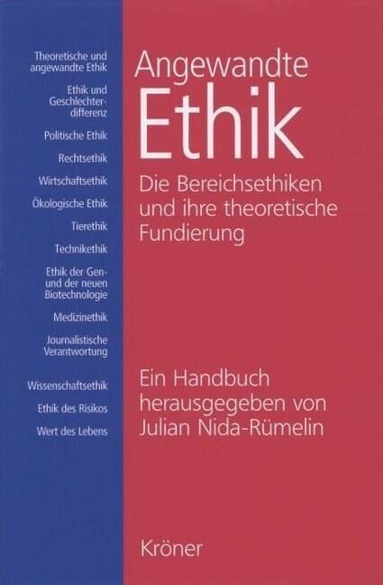 [중고] Angewandte Ethik (Hardcover)