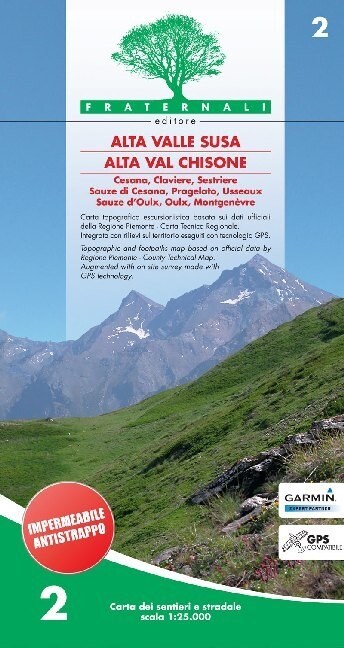 Alta Valle Susa - Alta Val Chisone (Sheet Map)