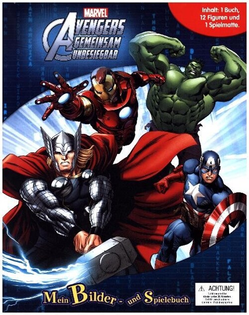 Avengers, 1 Buch + 12 Figuren + 1 Spielmatte (General Merchandise)