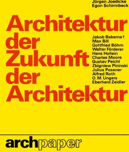 Architektur der Zukunft, Zukunft der Architektur (Paperback)
