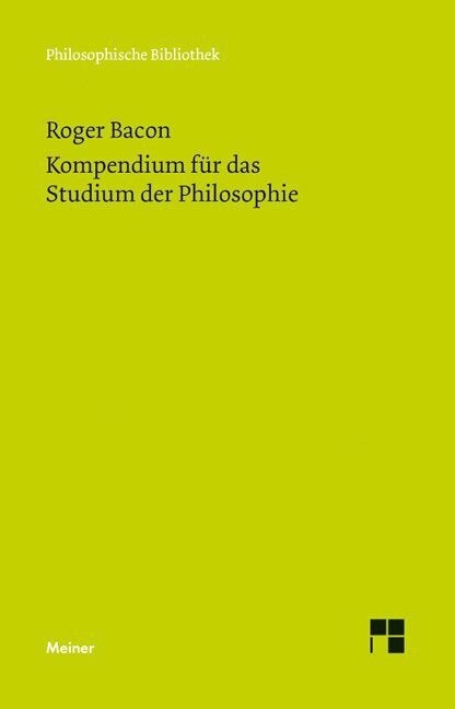 Kompendium fur das Studium der Philosophie (Hardcover)