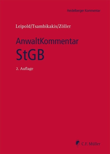 AnwaltKommentar StGB (Hardcover)