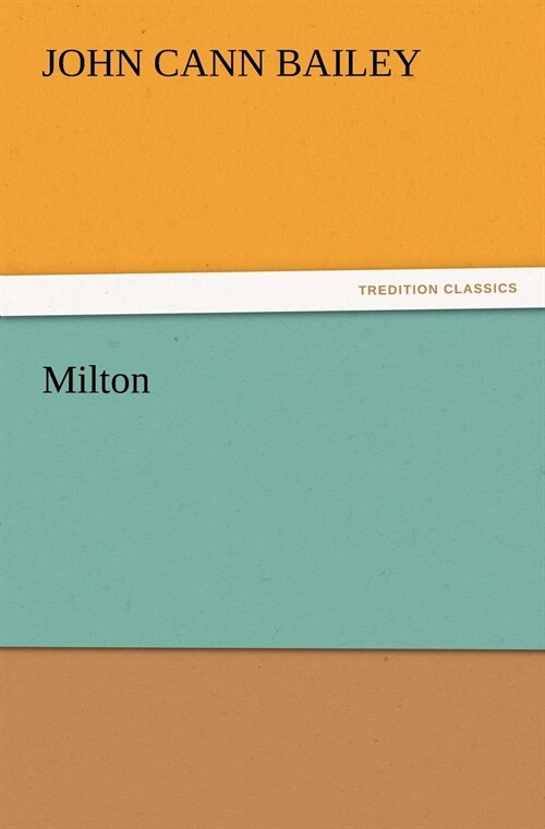 Milton (Paperback)