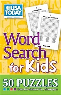 USA Today Word Search for Kids: 50 Puzzles (Paperback)