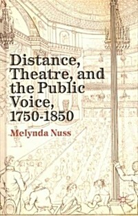 Distance, Theatre, and the Public Voice, 1750-1850 (Hardcover)