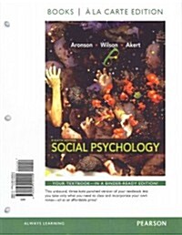 Social Psychology, Books a la Carte Edition (Loose Leaf, 8)