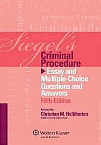 Siegels Criminal Procedure (Paperback, 5th, Revised)