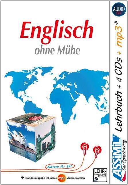 Assimil Englisch ohne Muhe, Lehrbuch + 4 Audio-CDs + 1 mp3-CD (Hardcover)