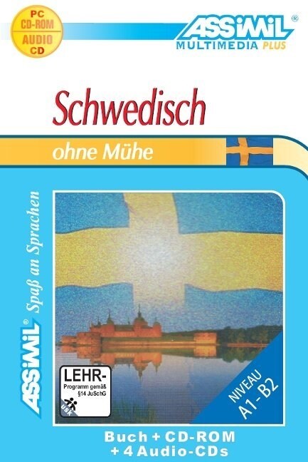 Assimil Schwedisch ohne Muhe, Lehrbuch, 4 Audio-CDs u. 1 CD-ROM (Hardcover)