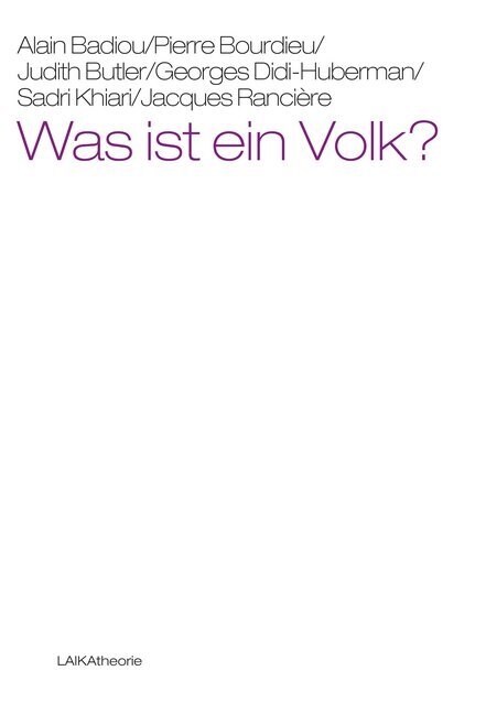 Was ist ein Volk？ (Paperback)