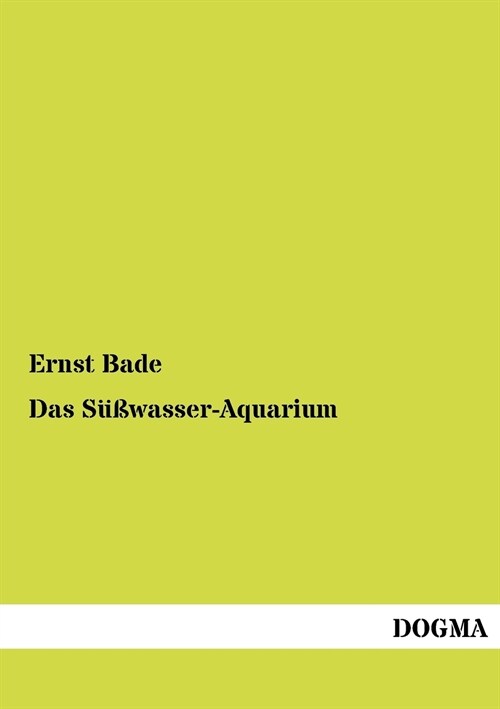 Das S廻wasser-Aquarium (Paperback)