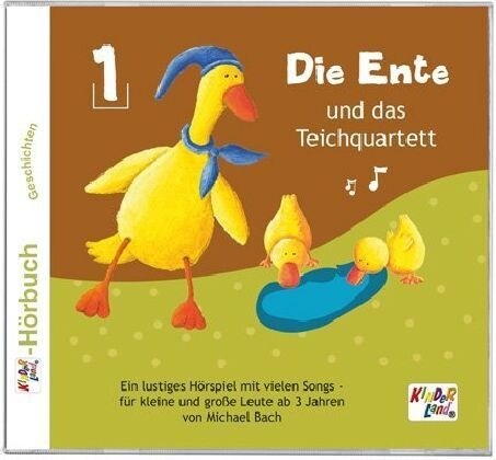 Die Ente und das Teichquartett. Folge.1, 1 Audio-CD (CD-Audio)