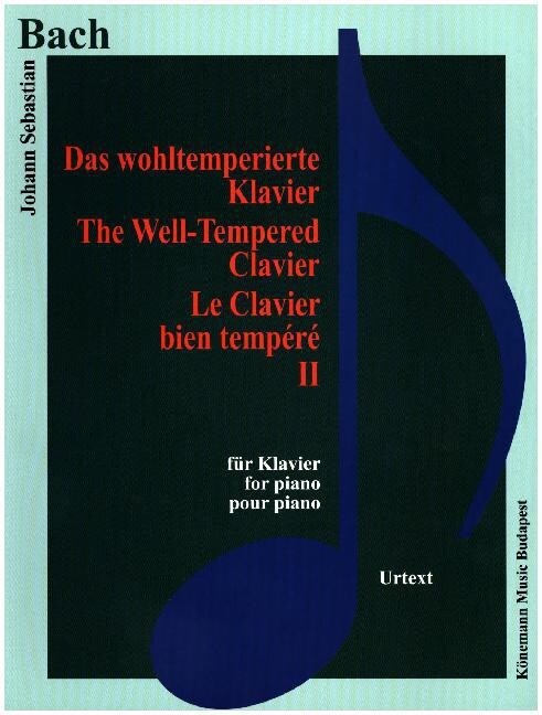 Das wohltemperierte Klavier. Bd.2 (Sheet Music)