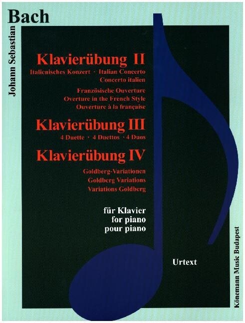 Klavierubung. Bd.2-4 (Sheet Music)