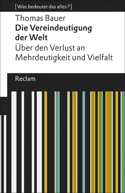 Die Vereindeutigung der Welt (Paperback)