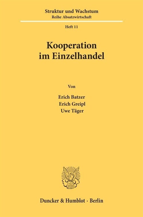 Kooperation Im Einzelhandel (Paperback)