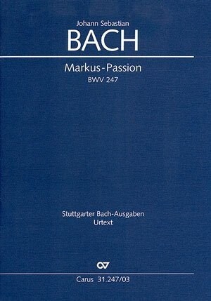 Markuspassion BWV 247, Klavierauszug (Sheet Music)