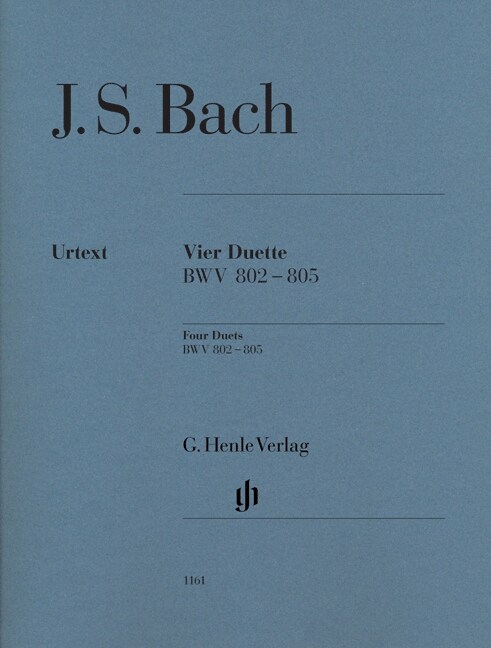 Vier Duette BWV 802-805, Klavier (Sheet Music)