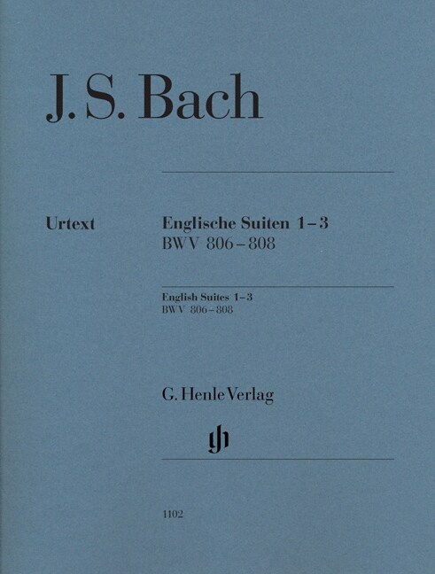 Englische Suiten Nr.1-3 BWV 806-808, fur Klavier (Sheet Music)