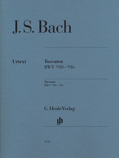 Toccaten BWV 910-916, fur Klavier (Sheet Music)