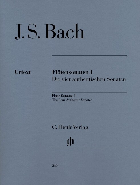 Die vier authentischen Sonaten: BWV 1034, 1035, 1030, 1032 (Sheet Music)