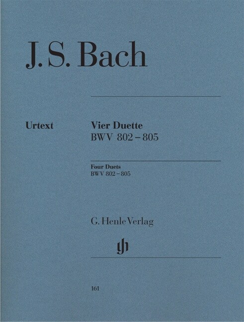 Vier Duette BWV 802-805, Klavier (Sheet Music)