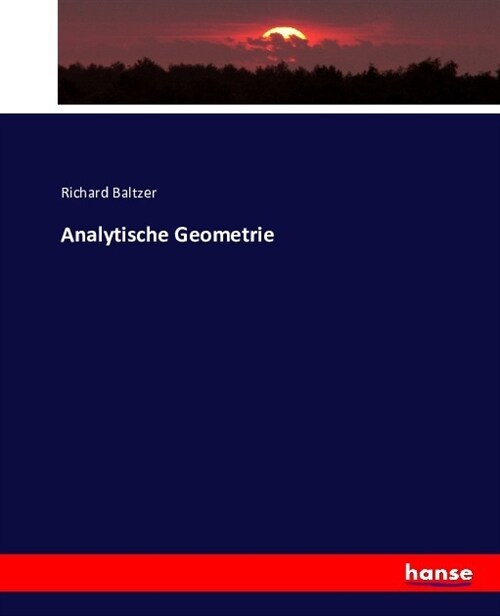 Analytische Geometrie (Paperback)