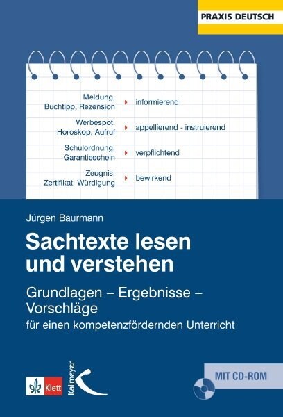 Sachtexte lesen und verstehen, m. CD-ROM (Paperback)