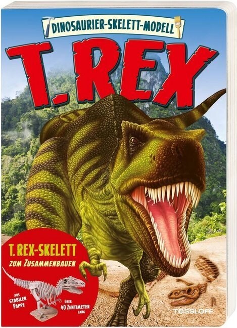 Dinosaurier-Skelett-Modell T.Rex (Board Book)