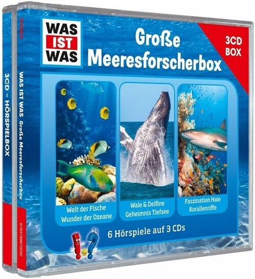 Was ist was Horspielbox: Große Meeresforscher-Box, 3 Audio-CDs (CD-Audio)